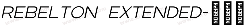 Rebelton Extended字体转换